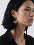 Seeds Earrings Brass Pink Moon