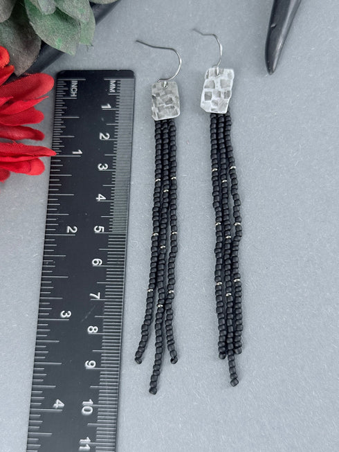 Pendientes Plata Seeds Rectangulo Mini