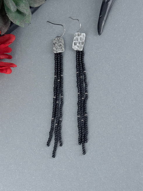 Pendientes Plata Seeds Rectangulo Mini