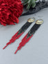 Seeds Earrings Brass Pink Moon