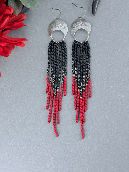 Pendientes Seeds Plata Luna