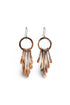 Pendientes Aro Palitos Cobre