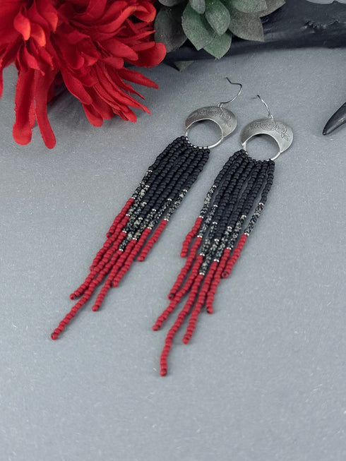 Pendientes Seeds Plata Luna