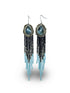 Brass and Turquoise Seed Earrings