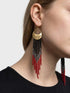 Seeds Earrings Brass Pink Moon