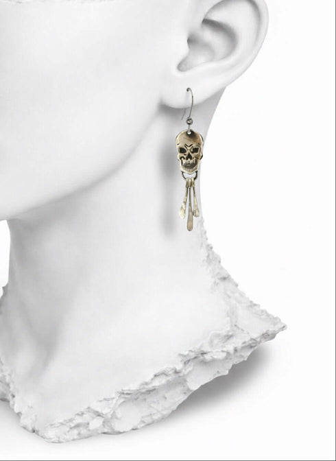 Pendientes Skull Palitos