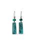 Pendientes Cobre Patina azul y Turquesa