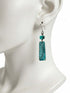 Pendientes Cobre Patina azul y Turquesa