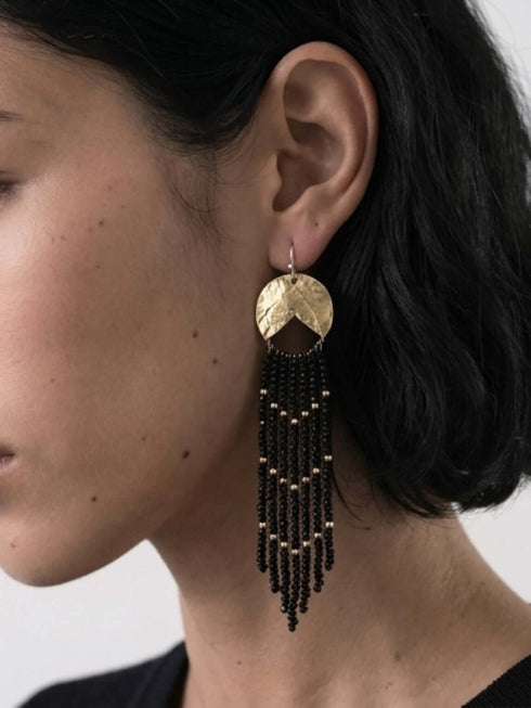 Brass Seed Earrings