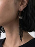 Brass Hoop Seed Earrings