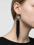 Brass Hoop Seed Earrings