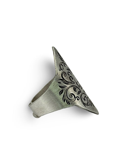 Damask Skull Mini Ring
