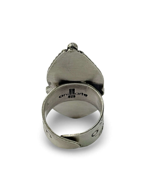 Onyx Heart Duo Ring