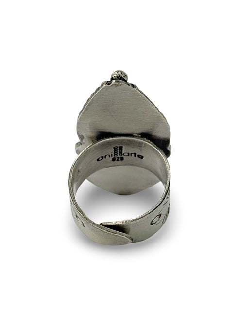 Anillo Duo Corazon Onix