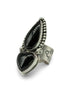 Onyx Heart Duo Ring