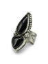 Anillo Duo Corazon Onix