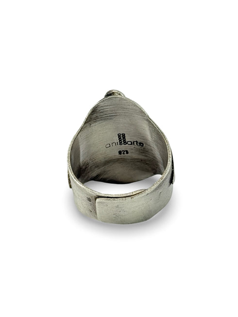 Anillo Escudo Ónix Negro