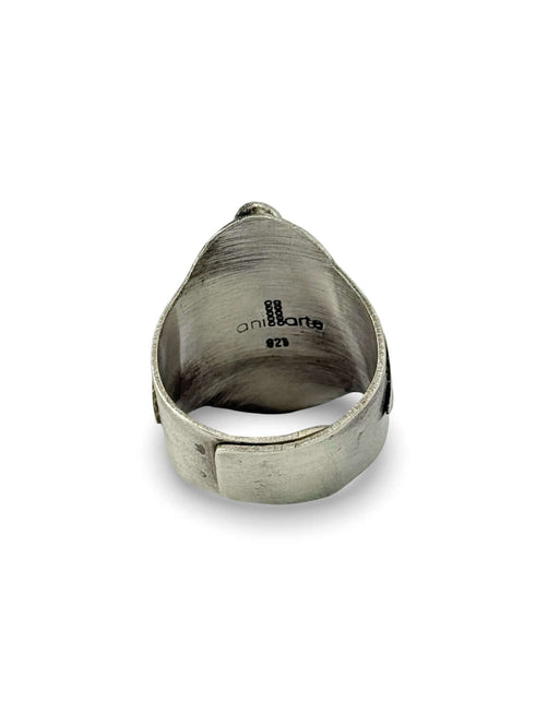 Anillo Escudo Ónix Negro