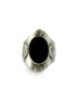 Anillo Escudo Ónix Negro