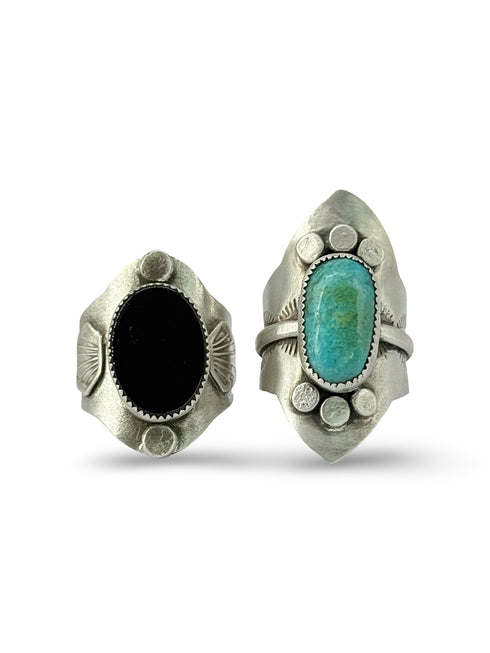 Anillo Escudo Turquesa