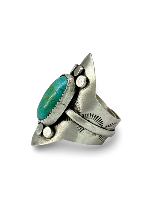 Anillo Escudo Turquesa