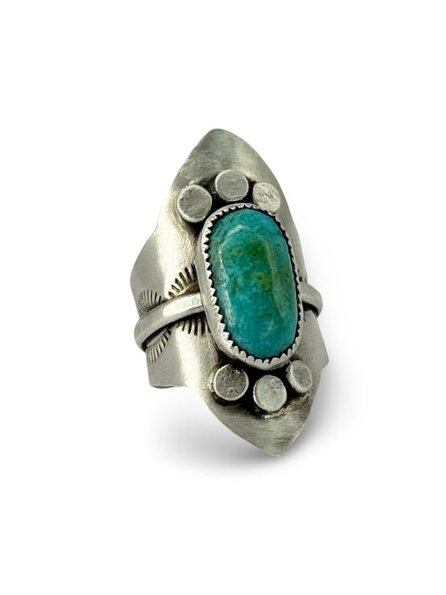 Anillo Escudo Turquesa
