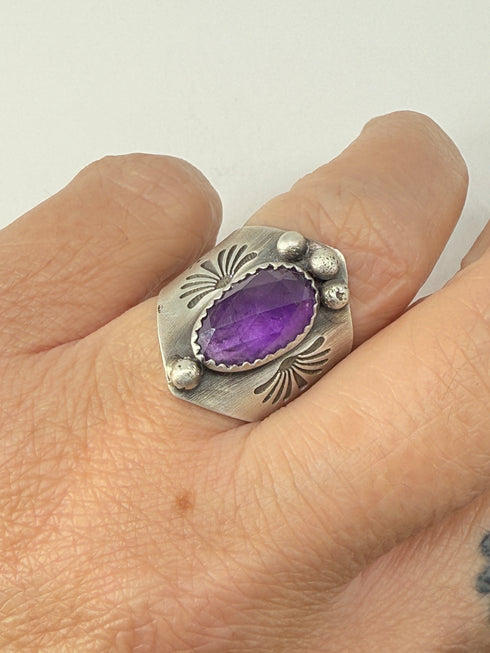 Anillo UNO - Amatista