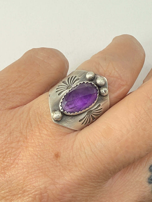 Anillo UNO - Amatista