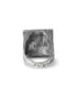 Anillo Sello Rectangular con Piedra