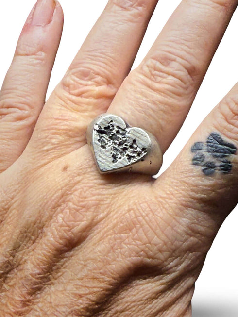 Anillo Corazon Broken