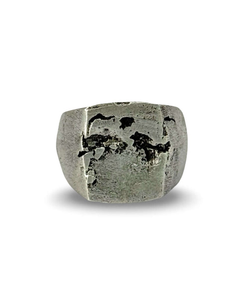 Anillo Sello Cuadrado Broken