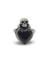 Anillo Skull y Corazon Onix