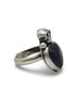 Anillo Skull y Corazon Onix