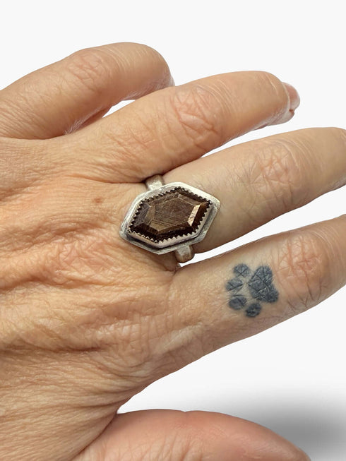 Brown Sapphire Ring