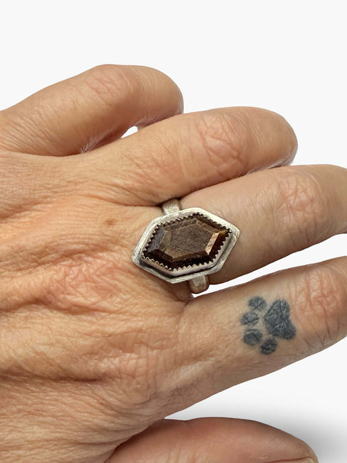 Brown Sapphire Ring