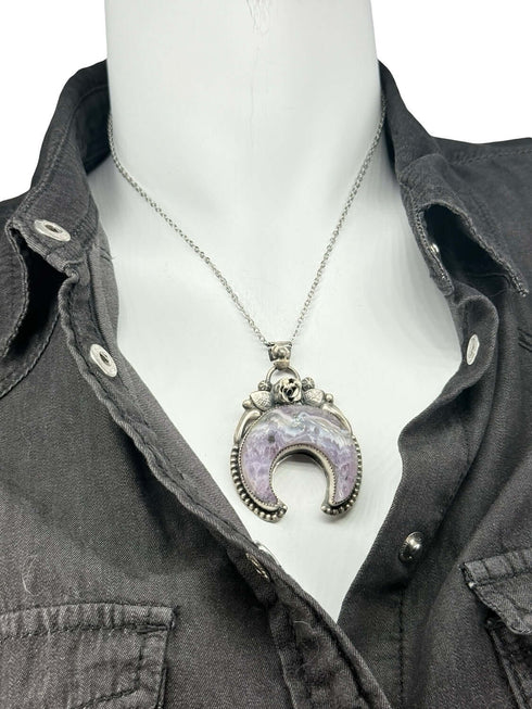 Colgante Luna Amatista