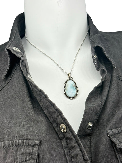 Colgante Gota de Larimar