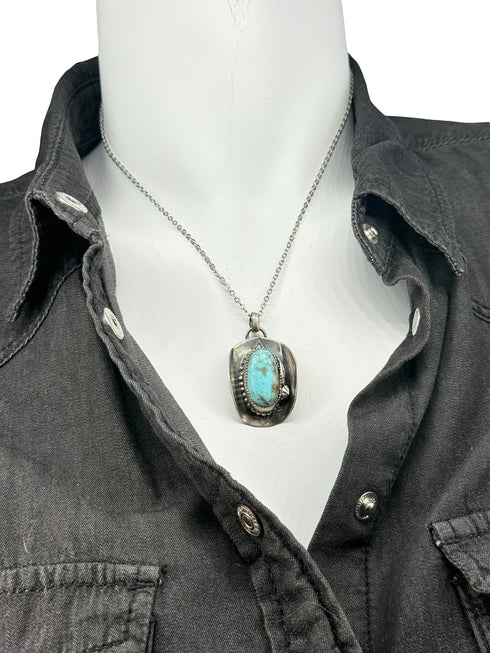 Colgante Sombrero con Turquesa