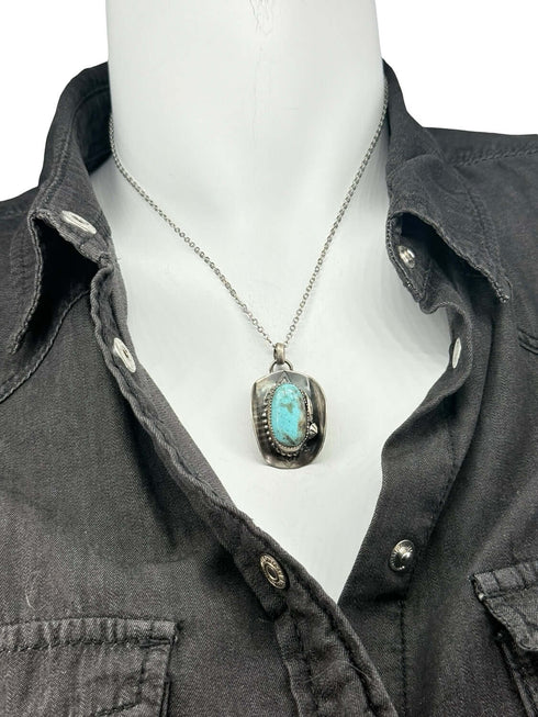 Colgante Sombrero con Turquesa