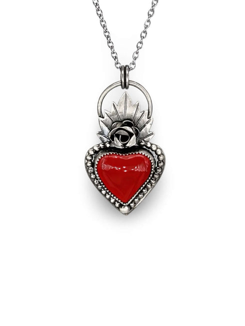 Colgante Corazón Llamas Rosarita