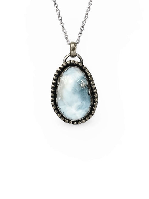 Larimar Drop Pendant