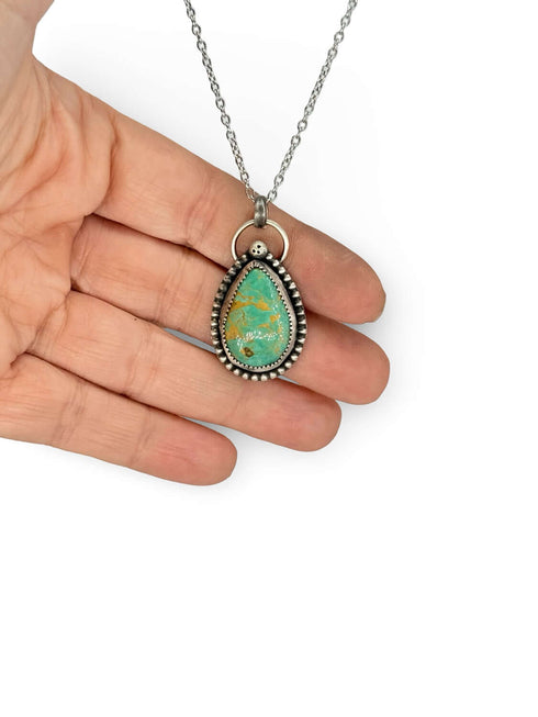 Turquoise Teardrop Pendant