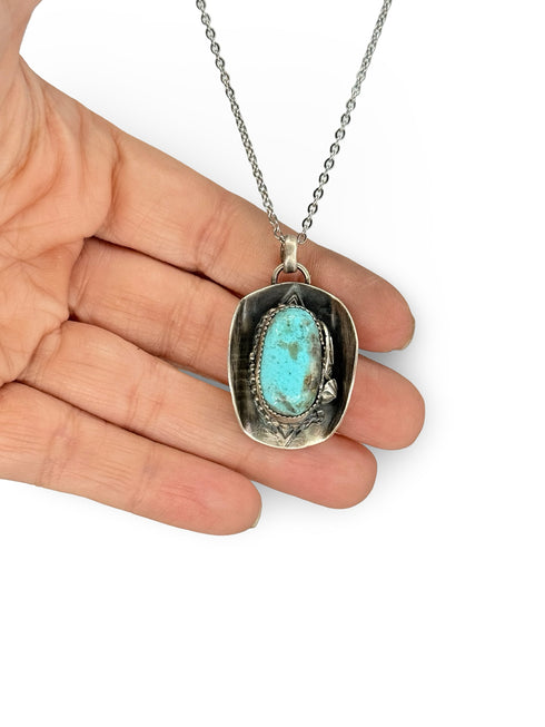 Colgante Sombrero con Turquesa