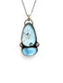 Colgante Duo de Plata con Larimar