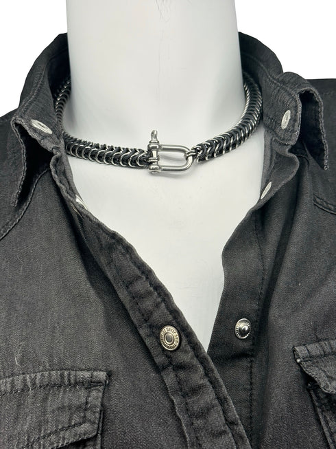 Gargantilla Tubular Elastica con Cierre