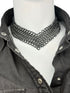 Elastic Mesh Peak Choker