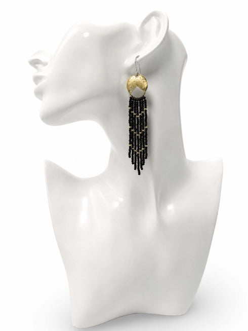 Brass Seed Earrings
