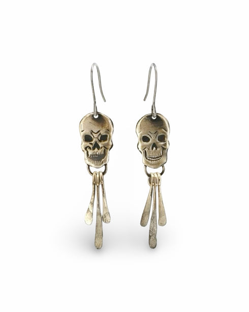 Pendientes Skull Palitos