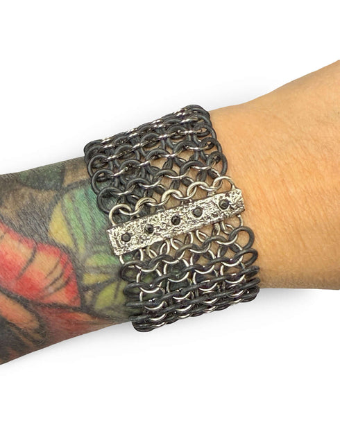 Ingot Elastic Mesh Bracelet