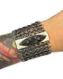 Brazalete Malla Elastica Base estrecha Skull and Roses